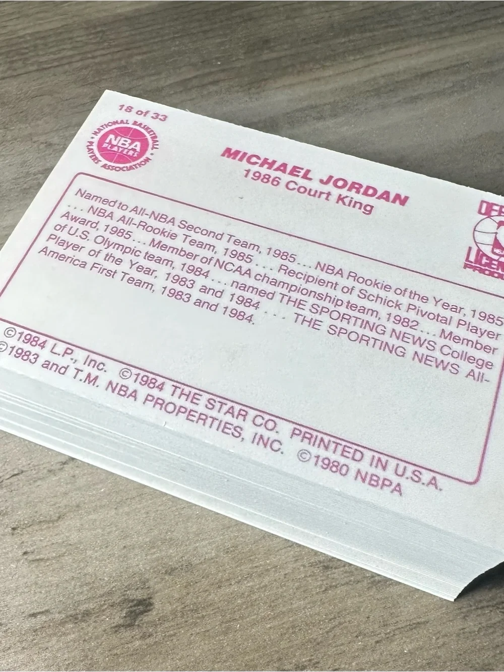 fleer michael jordan